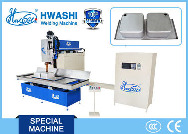 Tiempo de acero de Machine Adjustable Forming del soldador de Seamstainless del fregadero del CNC de HWASHI