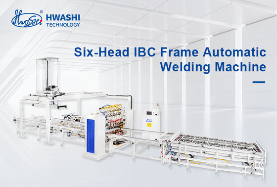 Centro de soldadura de bastidor IBC con servo CNC con precisión de posicionamiento de 0,01 mm, 150 puntos de soldadura/min y 70-90 bastidores por turno
