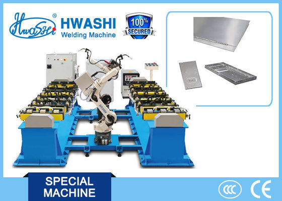 El brazo robótico 6 AXIS de HWASHI HS-R6-08 coge el manipulante