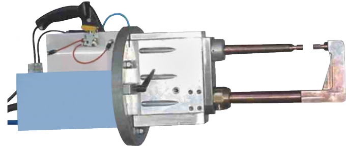 La mini máquina de la soldadura por resistencia a salientes de la precisión para la plata entra en contacto con la baja tensión