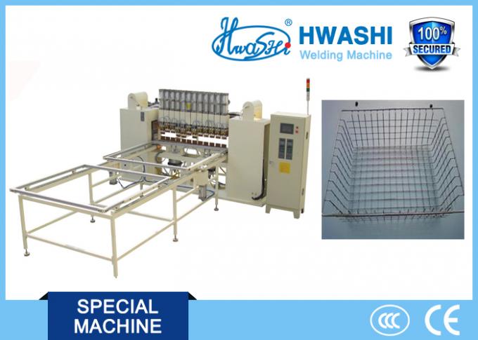 Máquina automática de la soldadura por puntos de la malla de alambre para la cesta del lavaplatos