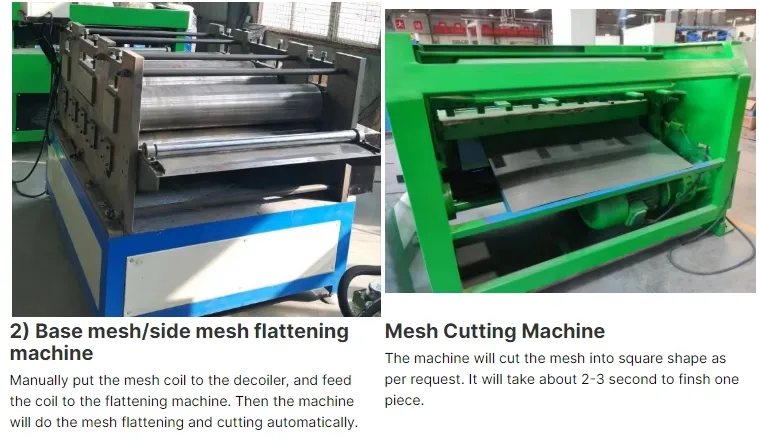 Hwashi Gran Cesta de Almacenamiento de Metal Línea de Producción de Cesta de alambre de acero inoxidable, Personalizar Cesta de malla de alambre de soldadura 3