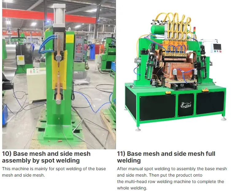 Hwashi Gran Cesta de Almacenamiento de Metal Línea de Producción de Cesta de alambre de acero inoxidable, Personalizar Cesta de malla de alambre de soldadura 8