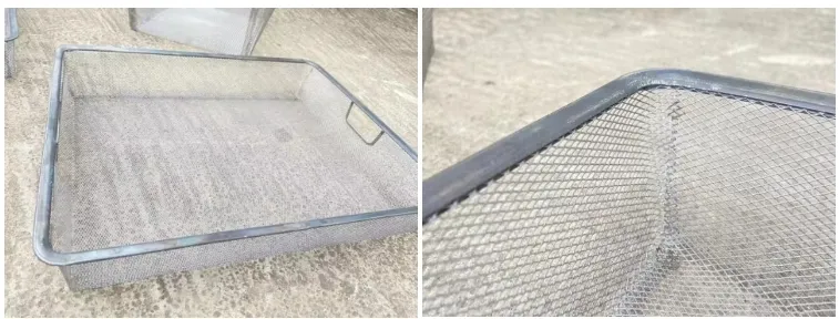 Hwashi Gran Cesta de Almacenamiento de Metal Línea de Producción de Cesta de alambre de acero inoxidable, Personalizar Cesta de malla de alambre de soldadura 10