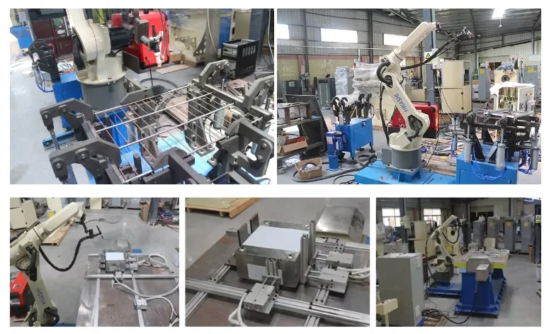 Máquina de soldadura industrial Hwashi CNC robótica de 6 ejes con servo, soporte de posicionador de brazo de robot de soldadura, robot de soldadura automático TIG 1