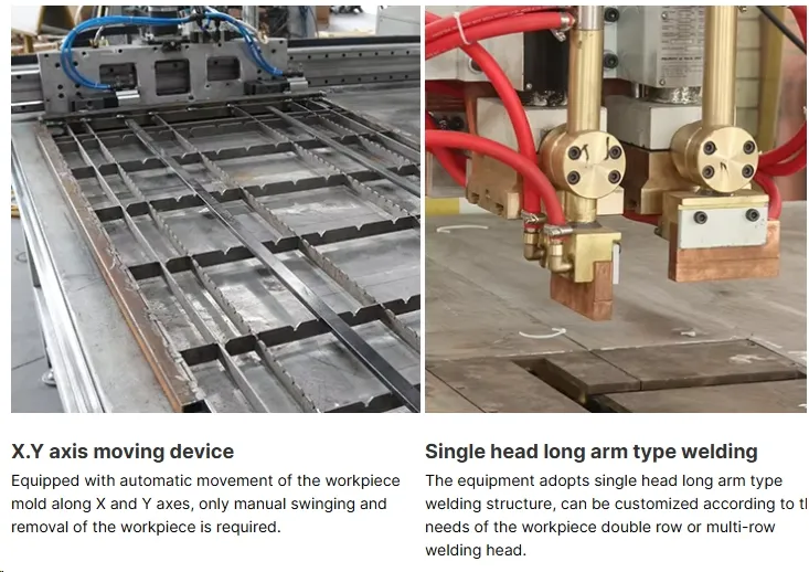 Máquina de soldadura automática de malla de rebarro CNC de malla de alambre de fabricación de punto soldador Equipo de producción industrial de jaula malla de alambre soldada 2