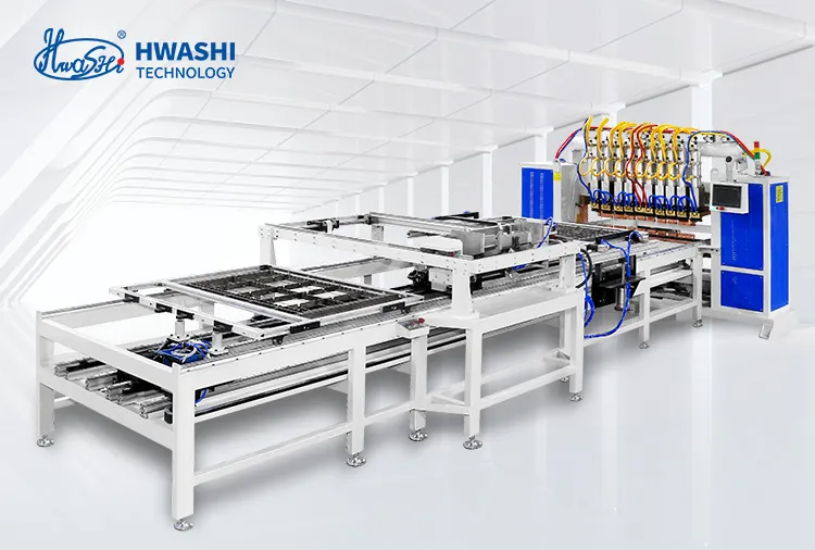 Máquina de soldadura Hwashi: Basewire Frame & Iron Wire Row Welding Excelencia 0