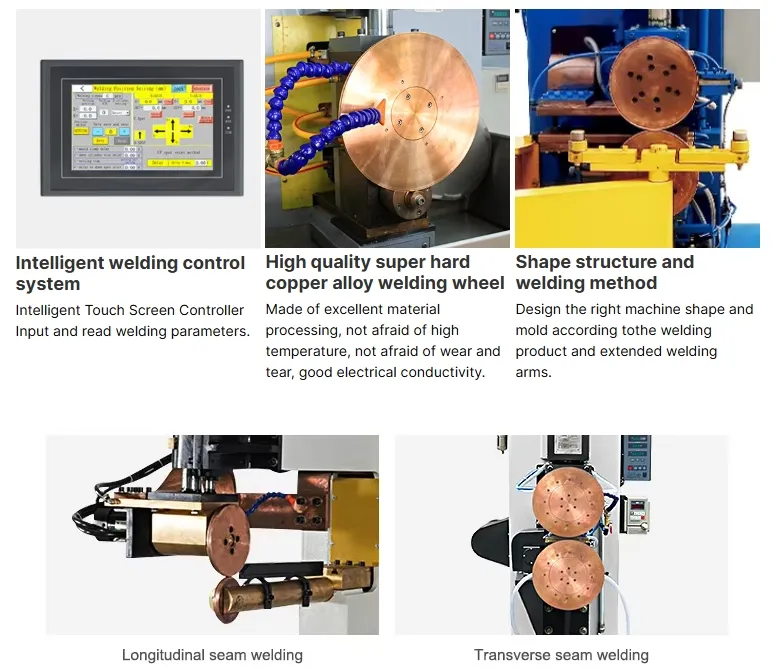 Máquina de soldadura longitudinal de alta calidad Hwashi para soldadura automática de costuras de tanques de combustible 2