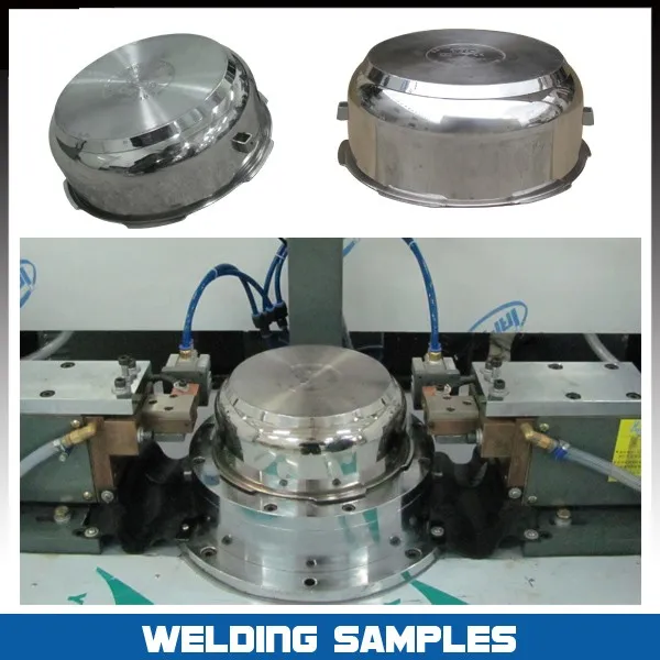 Máquina de soldadura por puntos para asas de sartenes de aluminio Hwashi 2