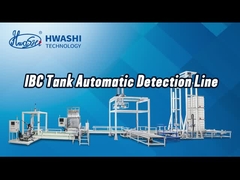 1000L 1200L IBC tanque jaula detección línea IBC máquina de prueba de fugas
