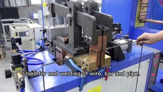 Máquina automática de soldadura a tope para alambre